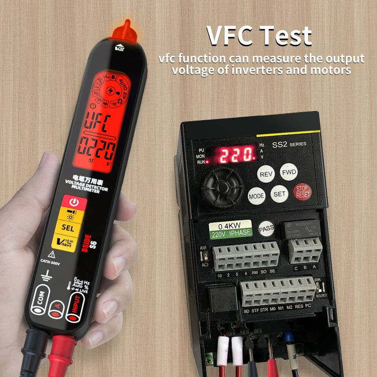 BSIDE S6 Smart Digital Multimeter Current Test Pen Capacitance Temperature Voltage Detector Reluova