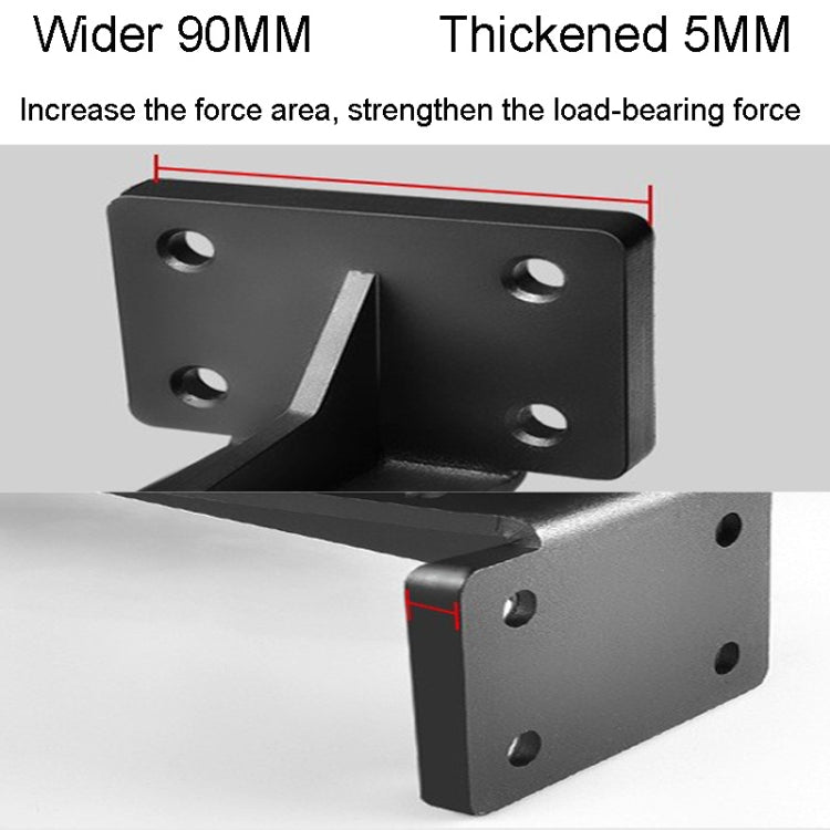 5mm T Type Heavy Duty Bracket Concealed Load-Bearing Laminate Support Bracket