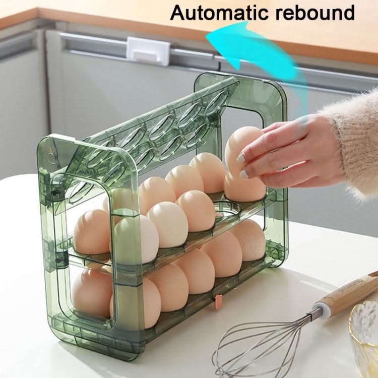 Refrigerator Flip-Type Eggs Storage Rack Egg Fresh-keeping Box Reluova