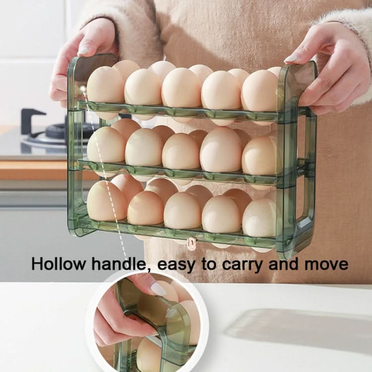 Refrigerator Flip-Type Eggs Storage Rack Egg Fresh-keeping Box Reluova