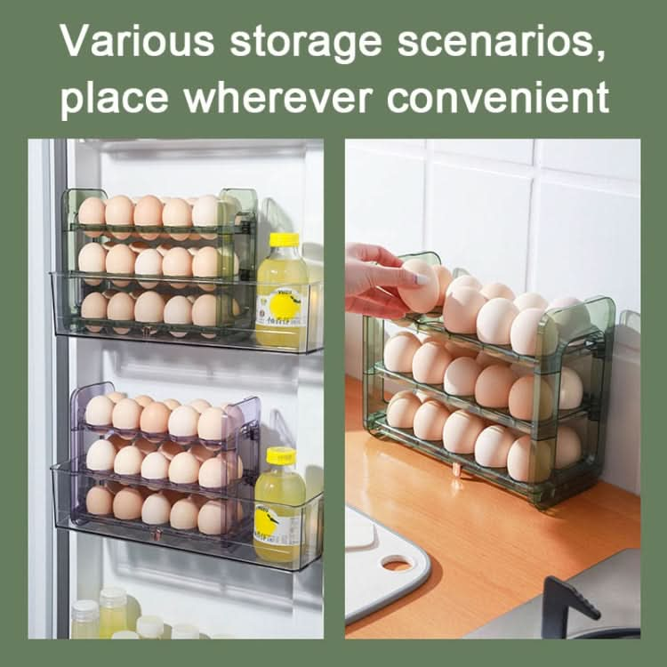 Refrigerator Flip-Type Eggs Storage Rack Egg Fresh-keeping Box Reluova