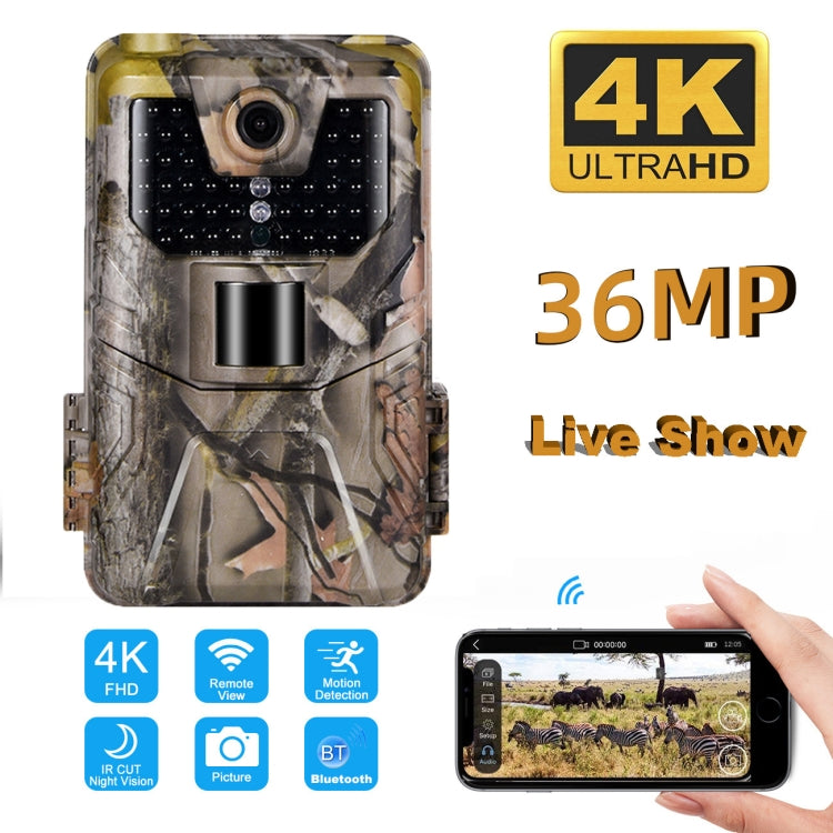 4K Outdoor Tracking Hunting Camera App Remote Phone Operation To View Photos / Videos At Any Time Reluova