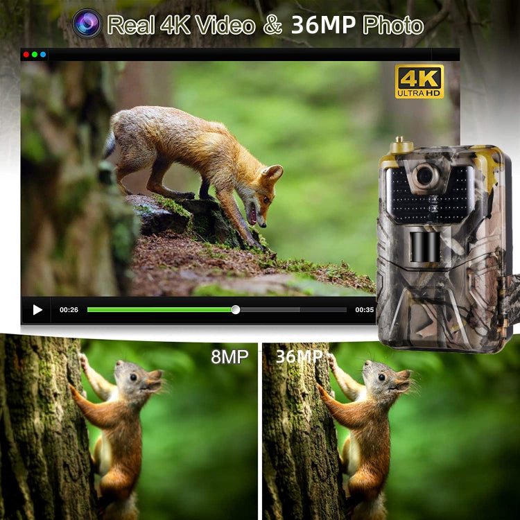 4K Outdoor Tracking Hunting Camera App Remote Phone Operation To View Photos / Videos At Any Time Reluova