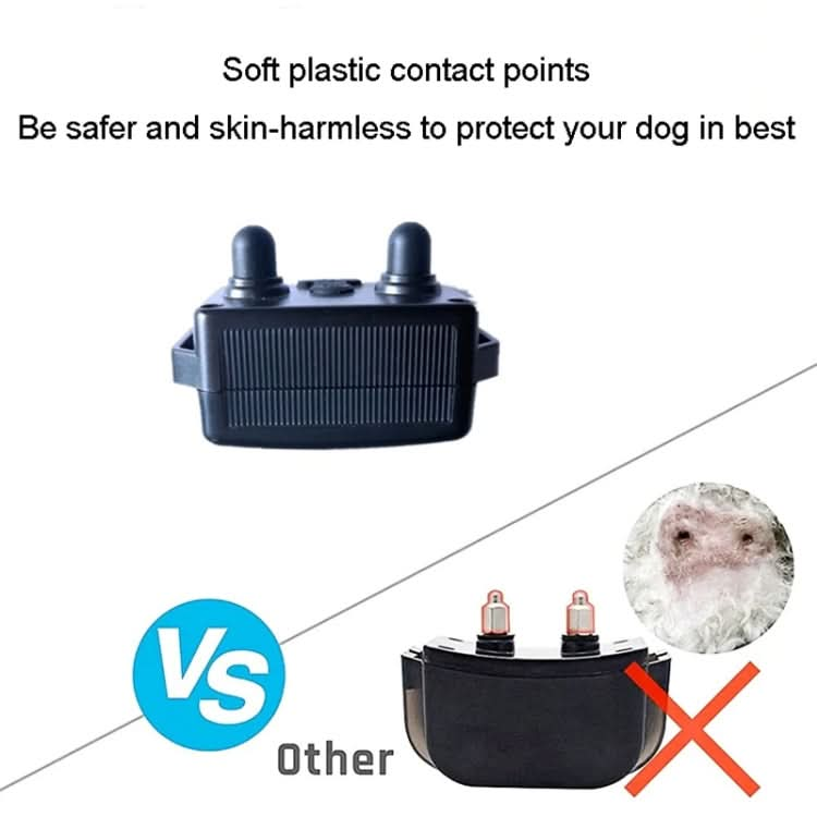 800m Remote Control Dog Trainer Stop Barker Electrical Shock Vibration Pet Collar(Black)-Reluova