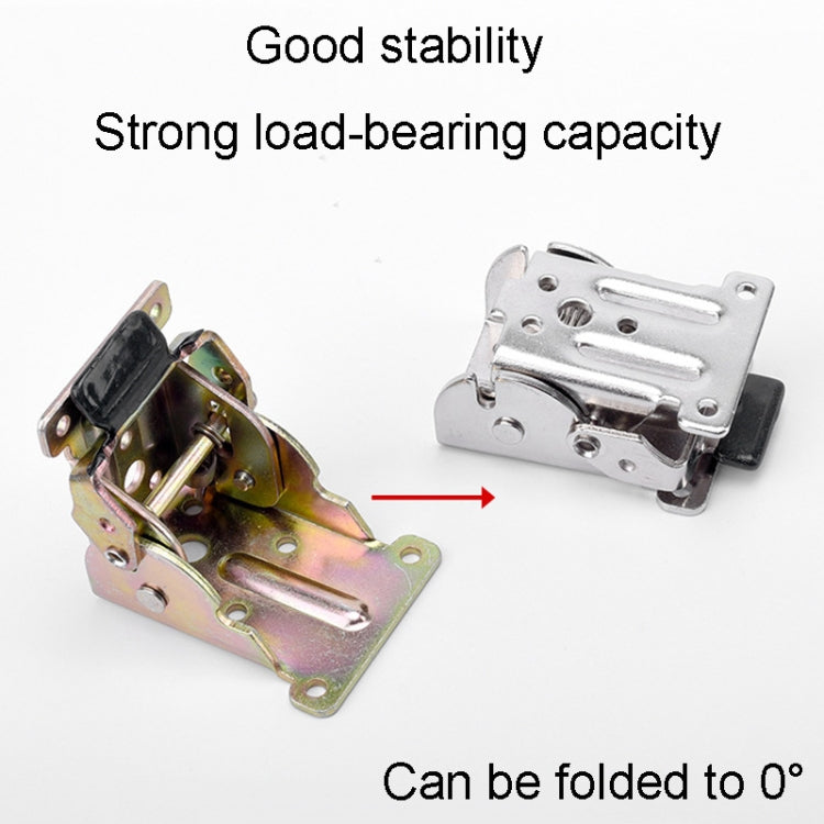 Collapsible Hinge Furniture Table Splicing Hardware With 10 Screws