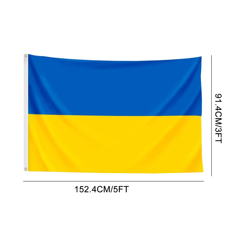 Ukrainian Flag No. 4 Polyester Flag My Store