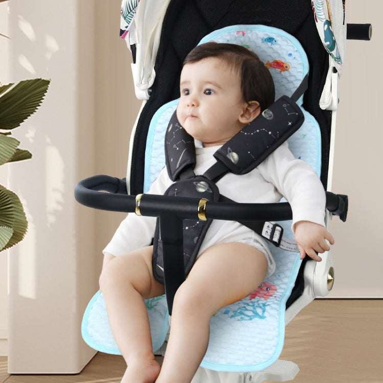 Baby Stroller Mat Seat Cushion Safety Seat Ice Silk Cushion