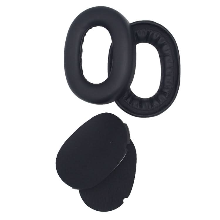 2pcs For Jabra Elite 85h Headphone Leather Case Sponge Earmuffs Earpad Protective Cover