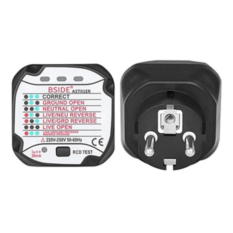 BSIDE AST01 Plug Power Tester Electrical Socket Detector Reluova