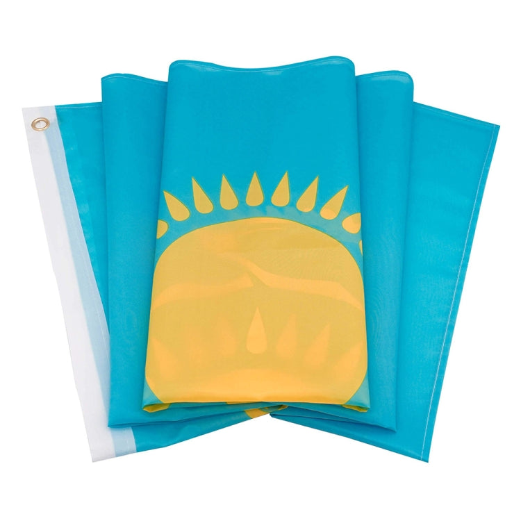 Kazakhstan National Flag Polyester Decorative Flag My Store