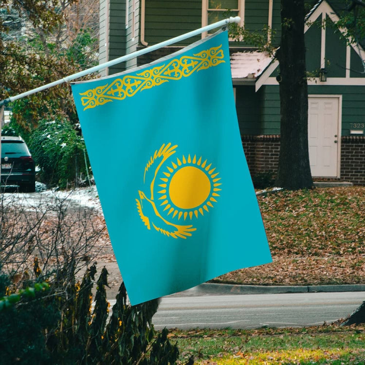 Kazakhstan National Flag Polyester Decorative Flag My Store