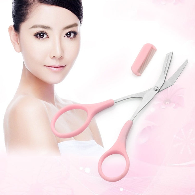 Stainless Steel Eyebrow Scissors with Comb Beauty Tools My Store