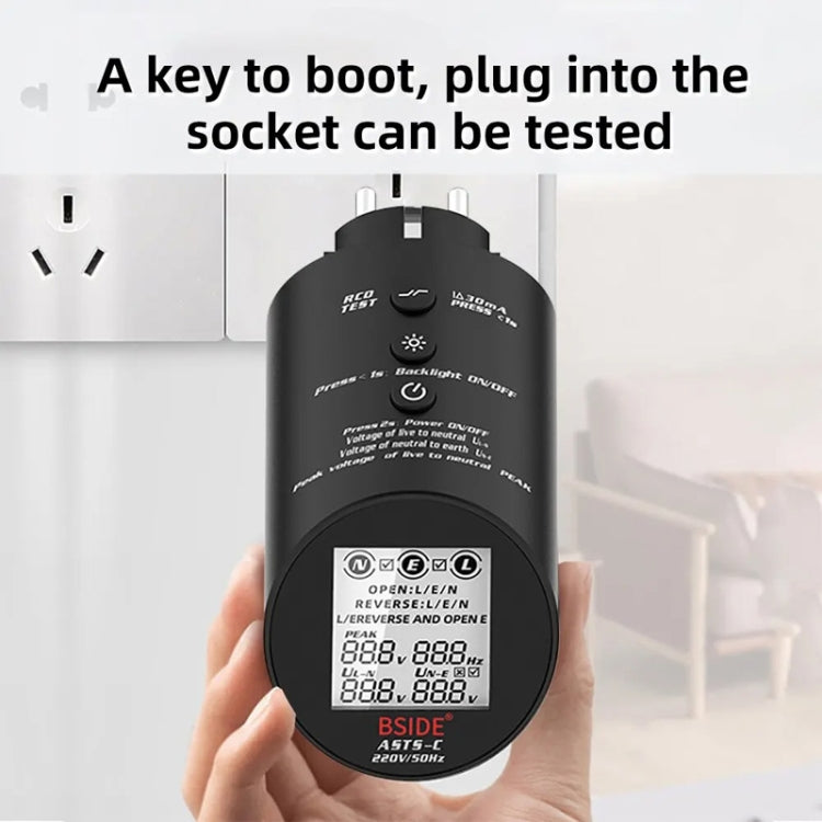 BSIDE ASTS Circuit Analyzer Plug Power Tester Reluova