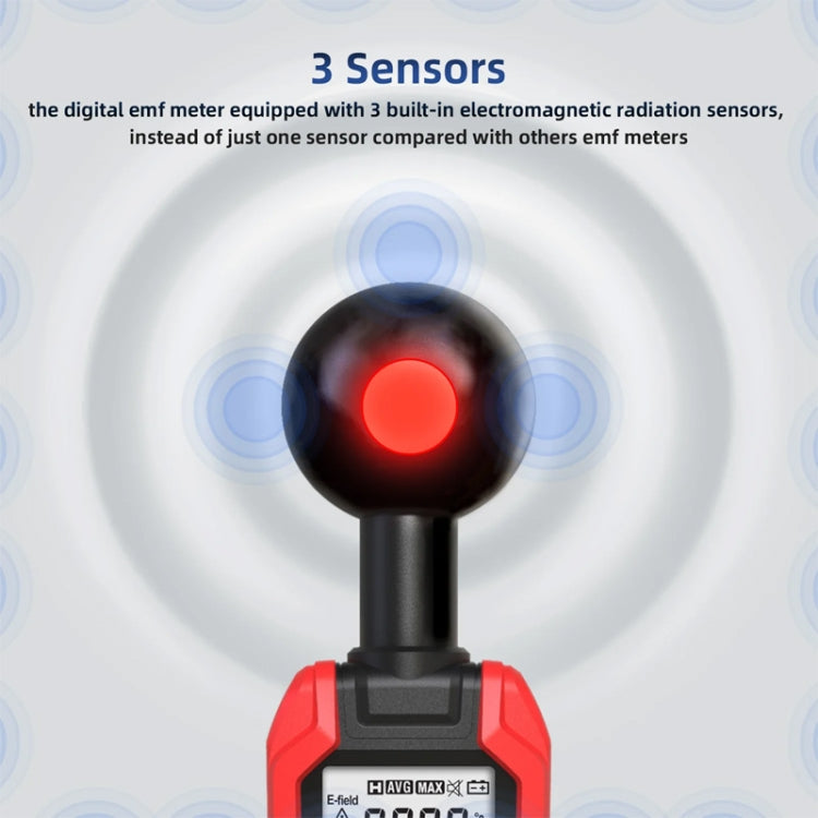 BSIDE K7 Handheld Electromagnetic Radiation Detector Electromagnetic Wave Tester Reluova