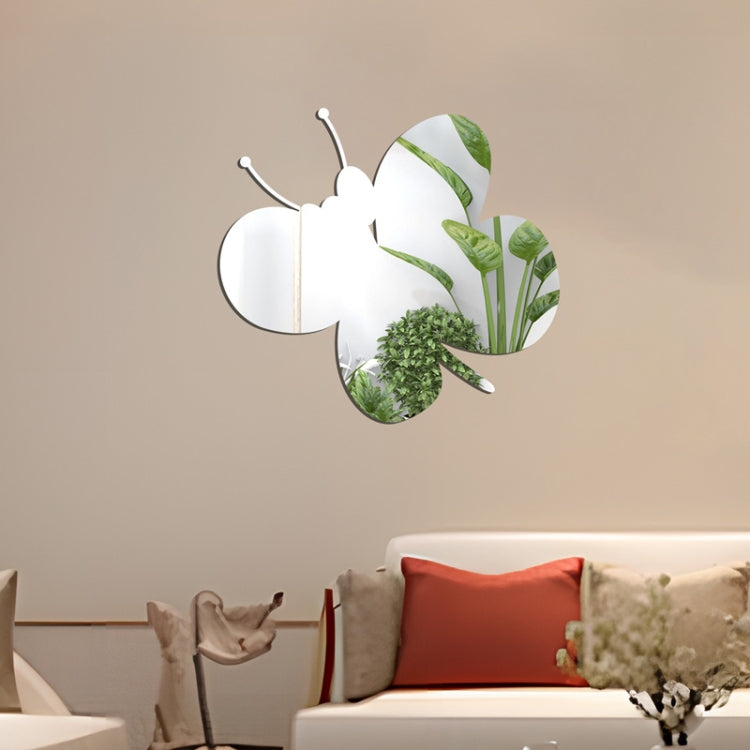 Acrylic Butterfly Stereo Wall Stickers Bedroom Living Room Background Wall Decoration Soft Mirror My Store