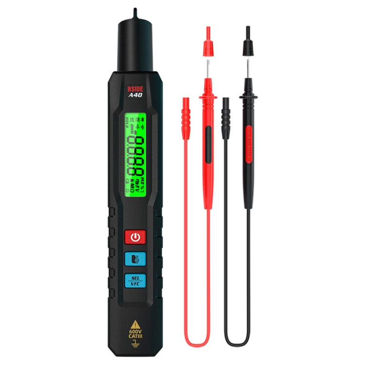 BSIDE A40 Infrared Thermometer Electric Pen Type Intelligent Multimeter VFC Inverter Voltage Tester Reluova