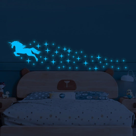 Luminous Self-Adhesive Stickers Bedroom Dormitory Decoration Fluorescent Decals My Store