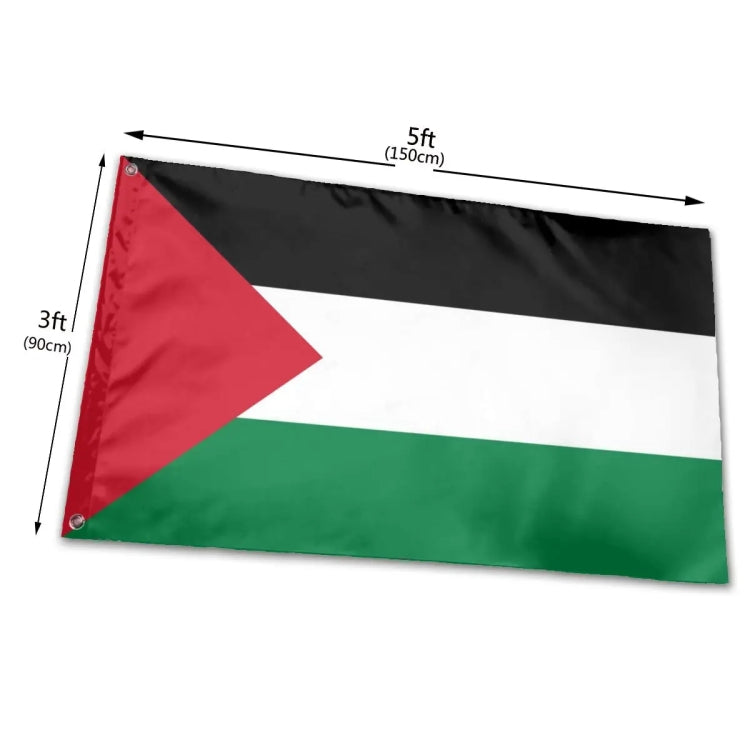 Palestine Flag No. 4 Polyester Fabric Decorative Flag My Store