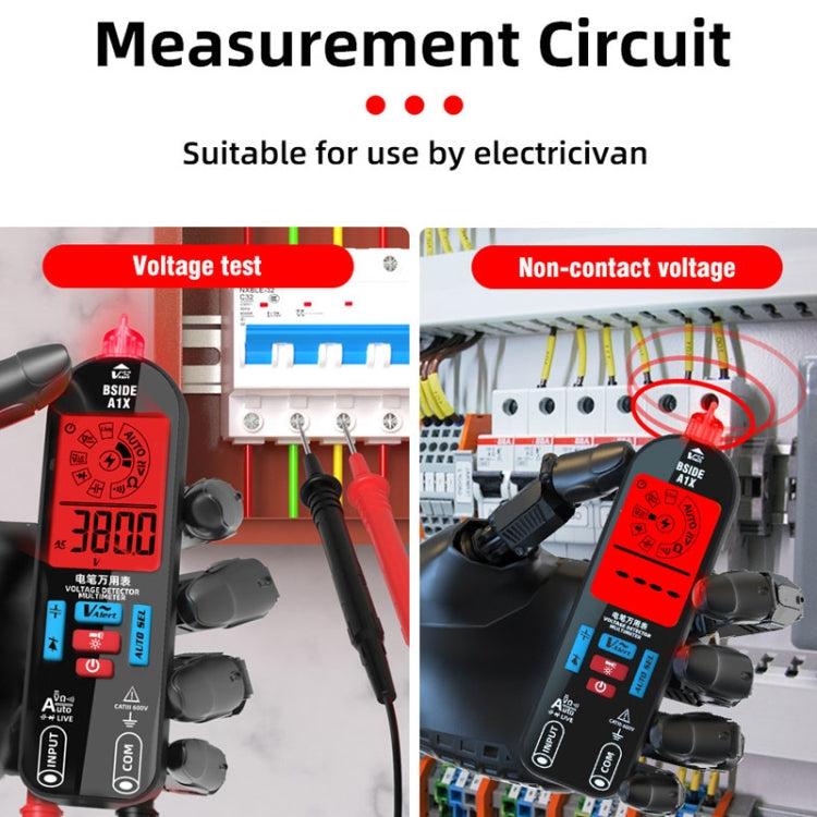 BSIDE A1X Charging Model Mini Digital Electric Pen Intelligent Automatic Merit Multimeter Reluova