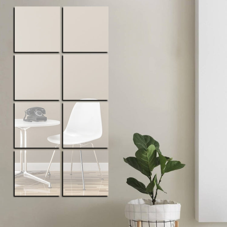 Acrylic Mirror Square Stereo Wall Stickers Self-Adhesive Decorative Soft Mirror Right Angle Model My Store