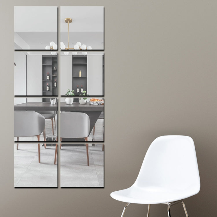 Acrylic Mirror Square Stereo Wall Stickers Self-Adhesive Decorative Soft Mirror Right Angle Model My Store