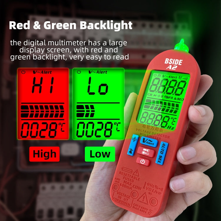 BSIDE A2 Charging Model Mini Digital Auto-Ranging Pencil Multimeter Reluova