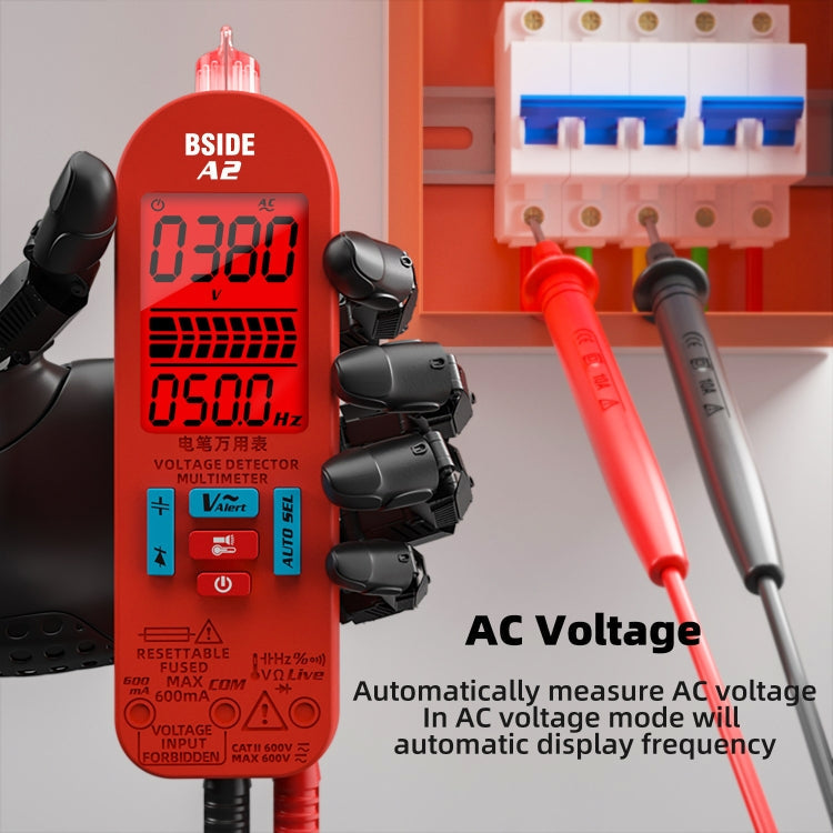 BSIDE A2 Charging Model Mini Digital Auto-Ranging Pencil Multimeter Reluova