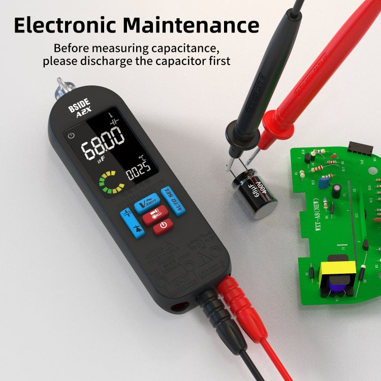 BSIDE A2X Charging Model Mini Digital Pen Auto Ranging Multimeter Reluova