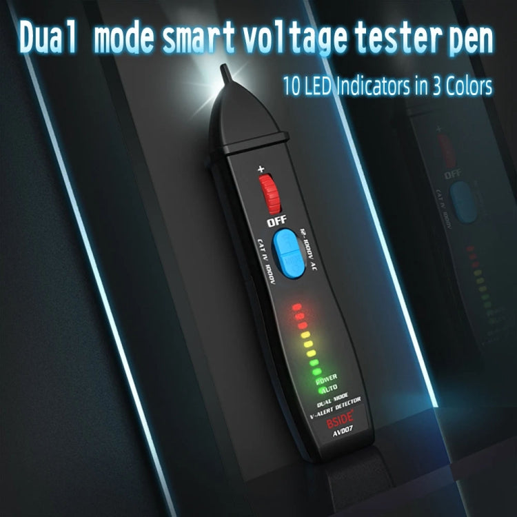 BSIDE AVD07 Smart Dual Mode Electric Pen Non-Contact Break-Point Sensing AC Voltage Tester Reluova