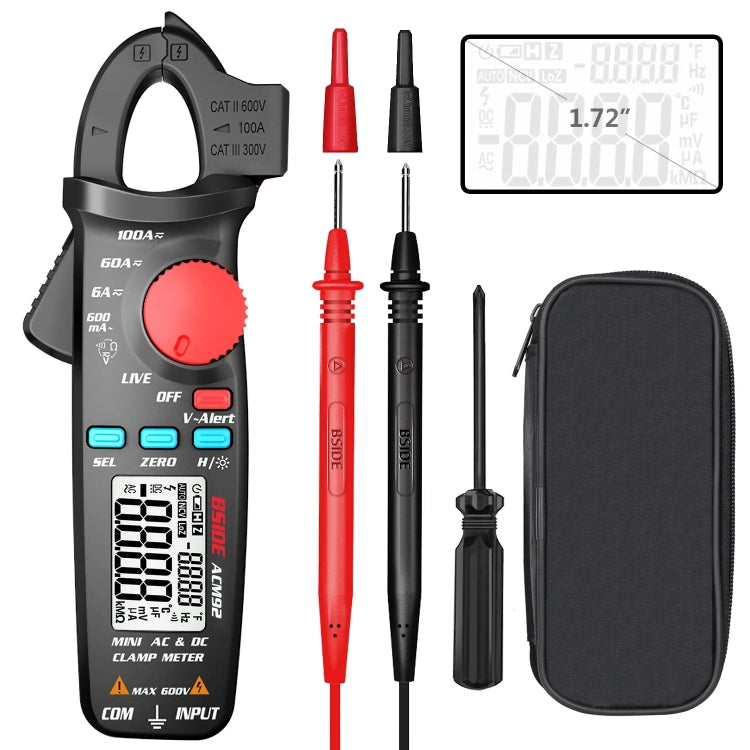 BSIDE ACM92 Digital Clamp Multimeter Current And Voltage Tester Reluova