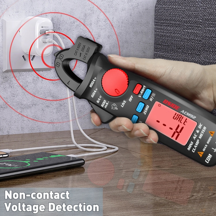 BSIDE ACM92 Digital Clamp Multimeter Current And Voltage Tester Reluova