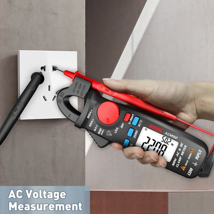 BSIDE ACM92 Digital Clamp Multimeter Current And Voltage Tester Reluova