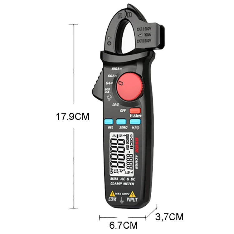 BSIDE ACM92 Digital Clamp Multimeter Current And Voltage Tester Reluova