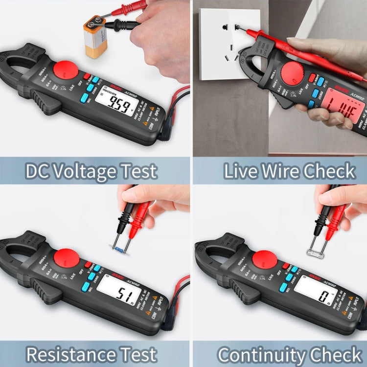 BSIDE ACM92 Digital Clamp Multimeter Current And Voltage Tester Reluova