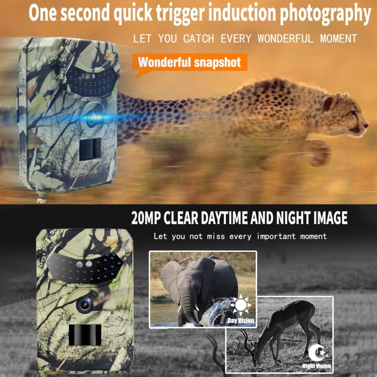 PR100 20MP HD 1080P Infrared Hunting Camera Reluova