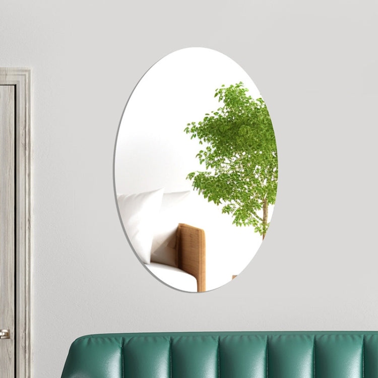 Oval Acrylic Mirror Stereo Wall Stickers Home Decoration Soft Mirror My Store