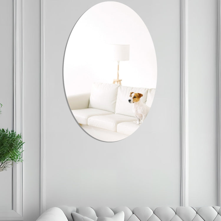 Oval Acrylic Mirror Stereo Wall Stickers Home Decoration Soft Mirror My Store