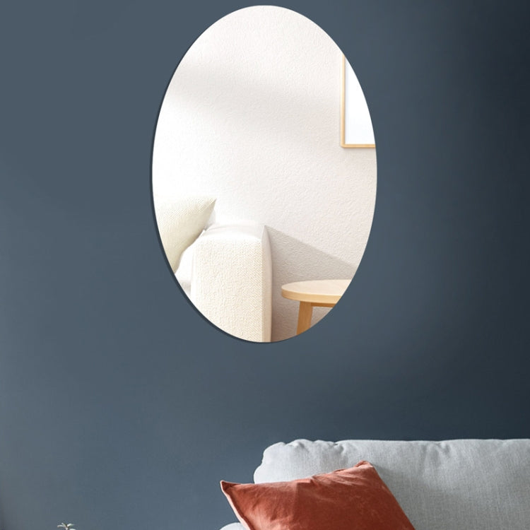 Oval Acrylic Mirror Stereo Wall Stickers Home Decoration Soft Mirror My Store