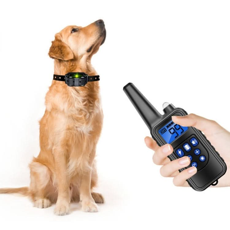 800m Remote Control Stop Barker Dog Trainer Smart Anti-Disturbance Vibration Collar-Reluova