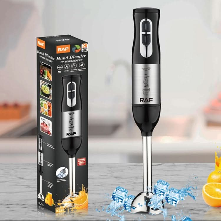 RAF 700W 4-blade Handheld Electric Blender Stainless Steel Food Cooking Stick EU Plug Reluova