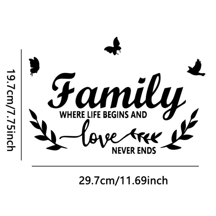 Acrylic Familylove Stereoscopic Mirror Wall Stickers Home Self-Adhesive Decorative Soft Mirror My Store