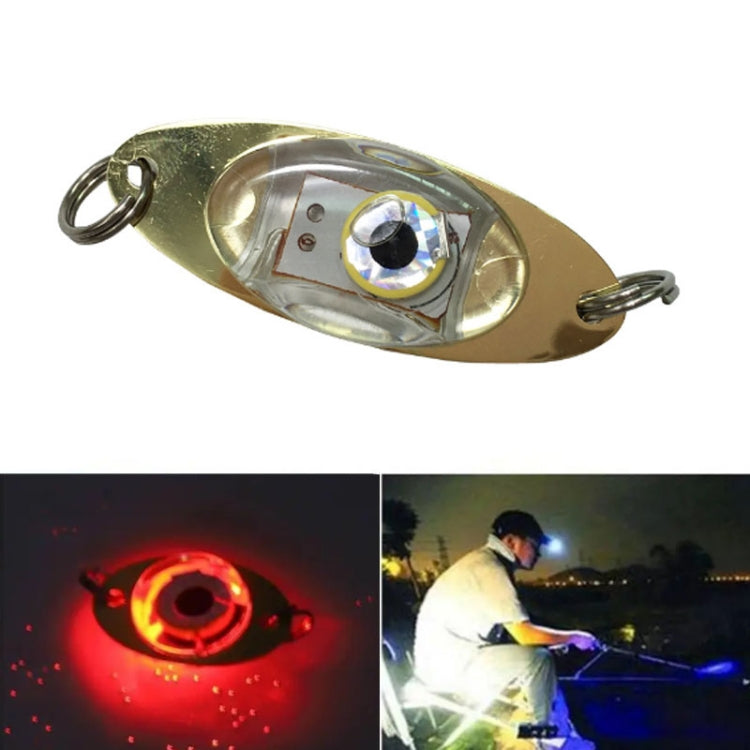 LED Underwater Lure Fish Tool Glowing Metal Fish Bait