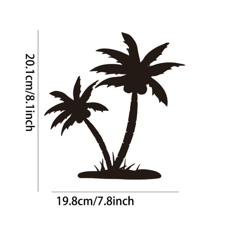 Acrylic Coconut Tree Mirror Stereo Wall Stickers Home Decoration Soft Mirror My Store