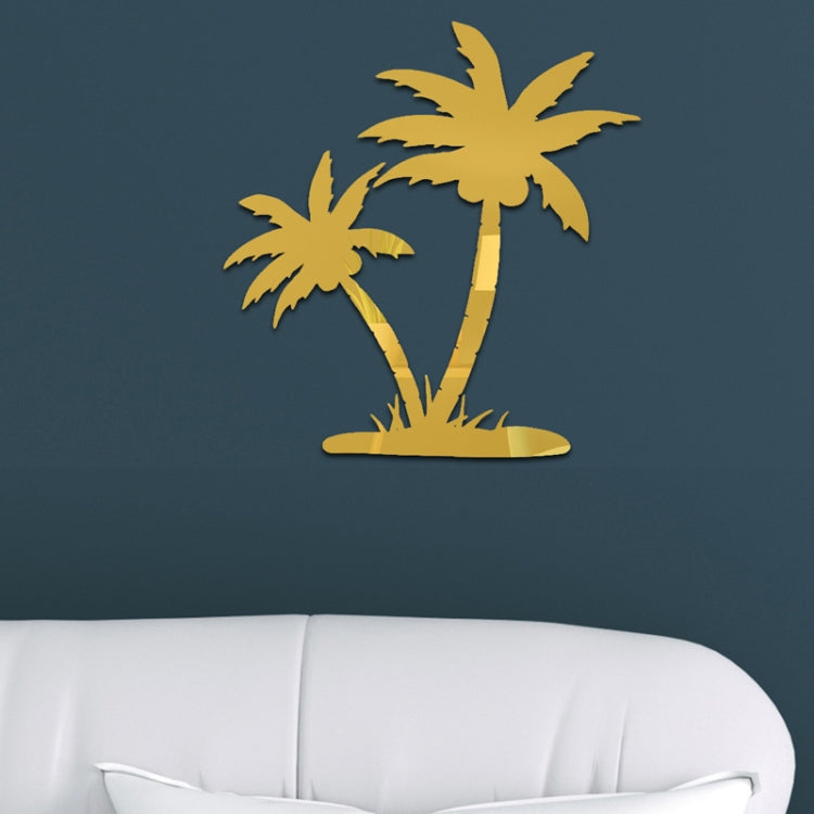 Acrylic Coconut Tree Mirror Stereo Wall Stickers Home Decoration Soft Mirror My Store