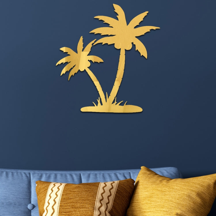 Acrylic Coconut Tree Mirror Stereo Wall Stickers Home Decoration Soft Mirror My Store