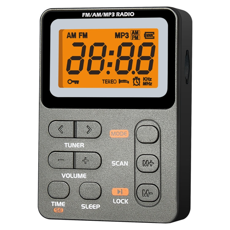 SH-01M Mini Portable Multifunctional Digital Display Two-Channel Radio Reluova