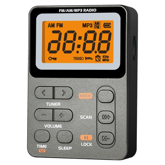 SH-01M Mini Portable Multifunctional Digital Display Two-Channel Radio