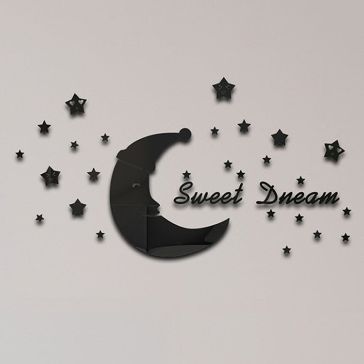 32pcs /Set Acrylic SweetDream Mirror Stereo Wall Stickers Home Decoration Soft Mirror My Store