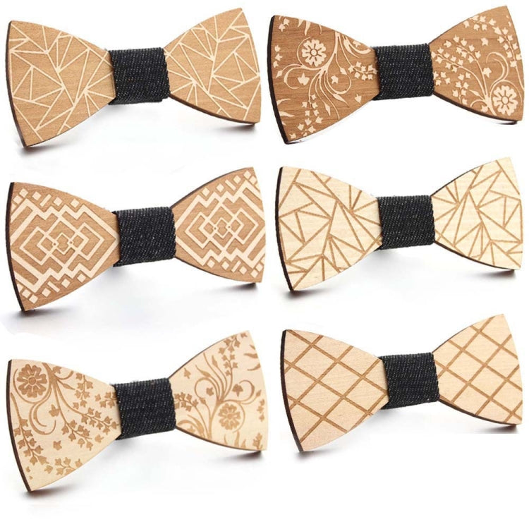 Wooden Bow Tie Men Handmade Bow Tie