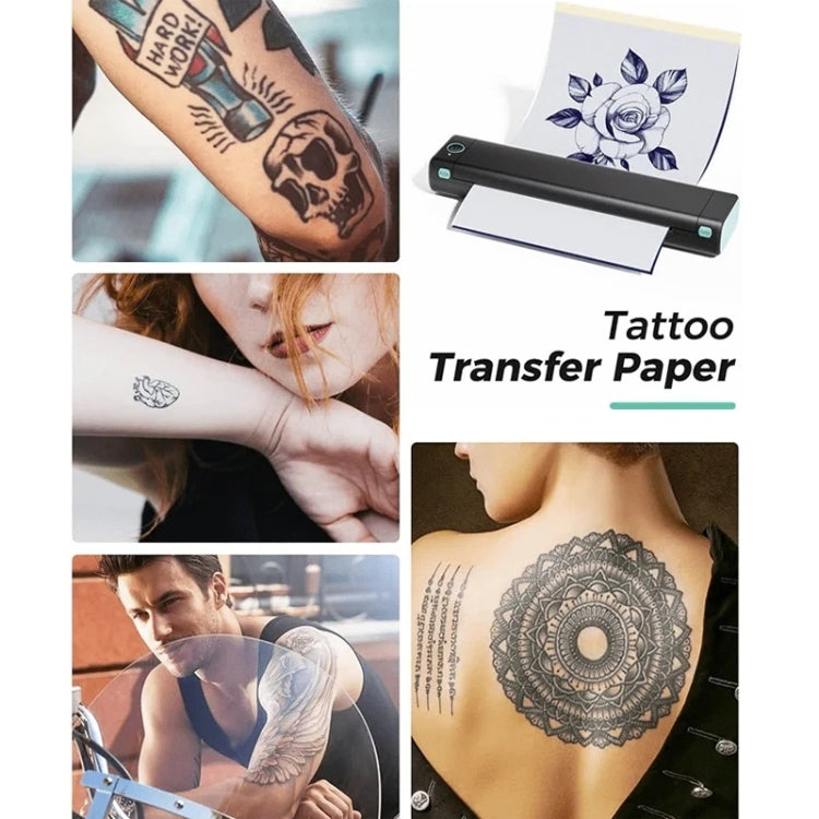 For Phomemo M08F / TP81 100sheets /Pack A4 Tattoo Transfer Paper Compatible For MR.IN Brother Pocket Jet / MT800 Reluova